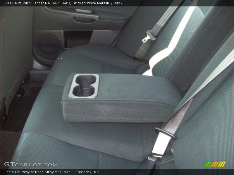 Wicked White Metallic / Black 2011 Mitsubishi Lancer RALLIART AWD