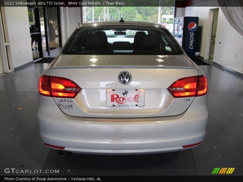 White Gold Metallic / Titan Black 2012 Volkswagen Jetta TDI Sedan