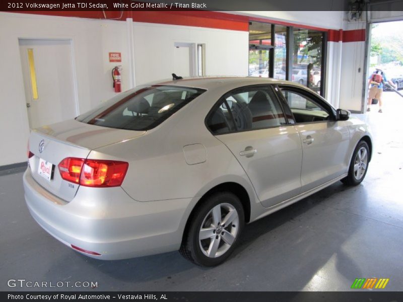 White Gold Metallic / Titan Black 2012 Volkswagen Jetta TDI Sedan