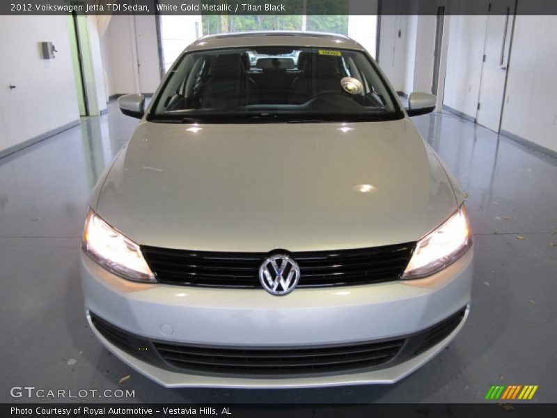 White Gold Metallic / Titan Black 2012 Volkswagen Jetta TDI Sedan