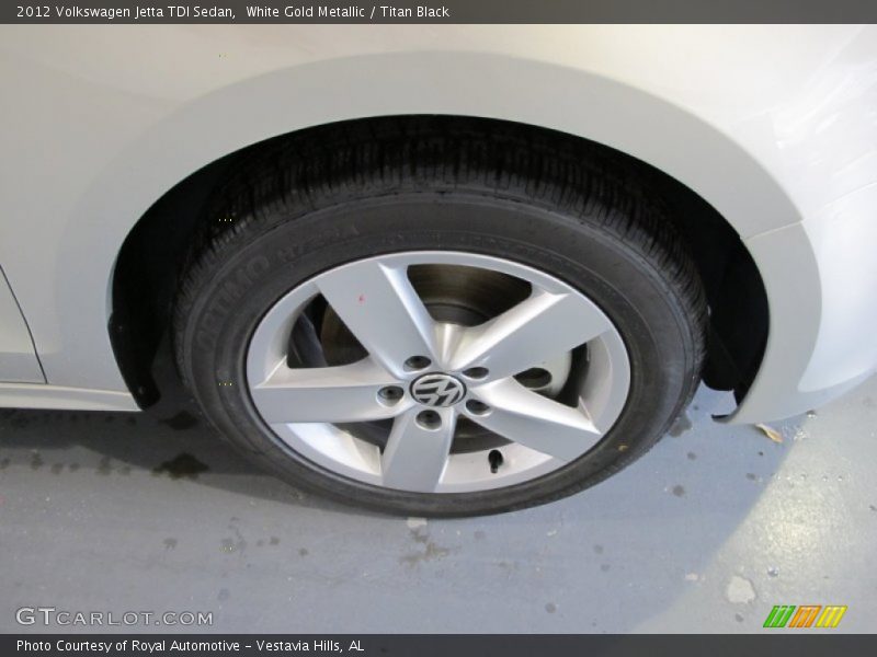 White Gold Metallic / Titan Black 2012 Volkswagen Jetta TDI Sedan