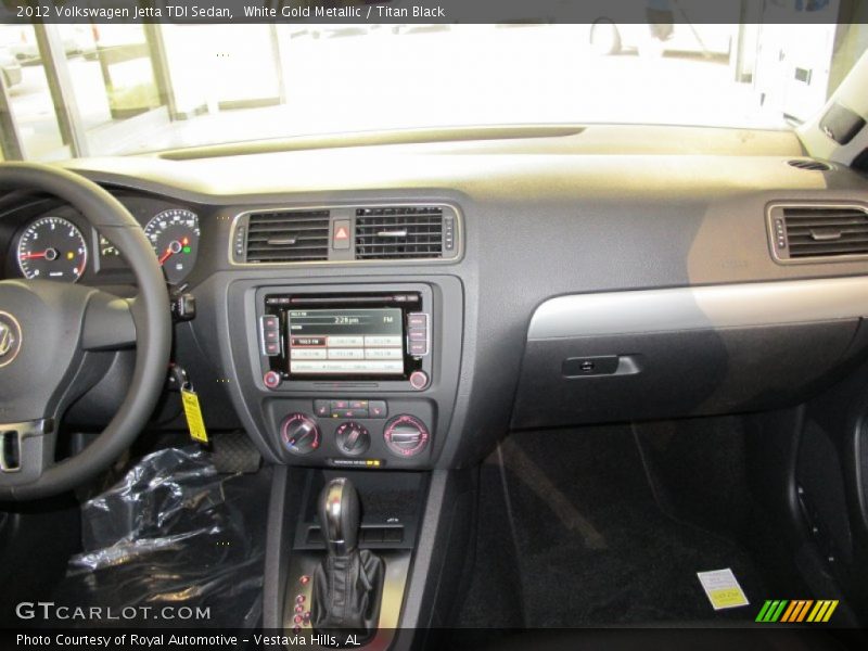 White Gold Metallic / Titan Black 2012 Volkswagen Jetta TDI Sedan