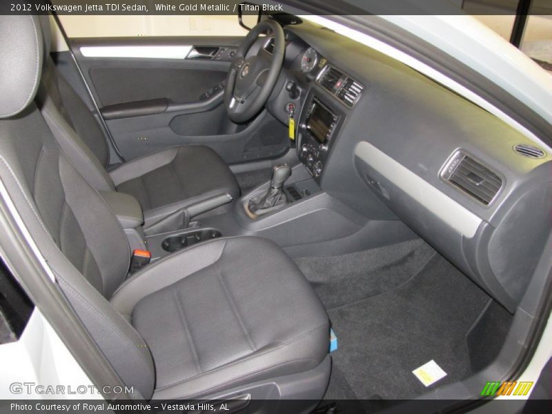 White Gold Metallic / Titan Black 2012 Volkswagen Jetta TDI Sedan