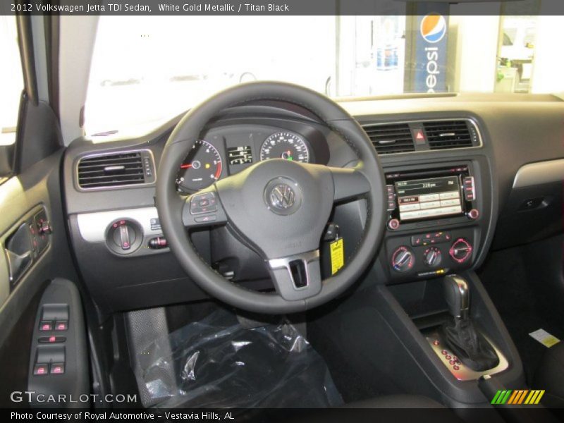 White Gold Metallic / Titan Black 2012 Volkswagen Jetta TDI Sedan