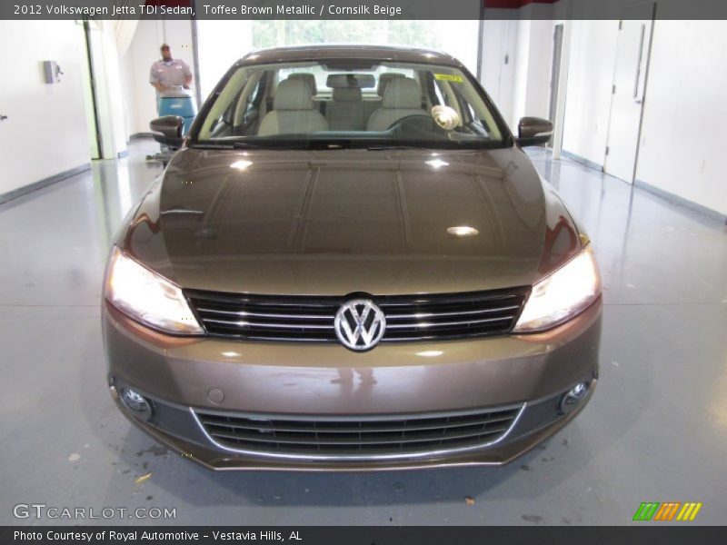 Toffee Brown Metallic / Cornsilk Beige 2012 Volkswagen Jetta TDI Sedan