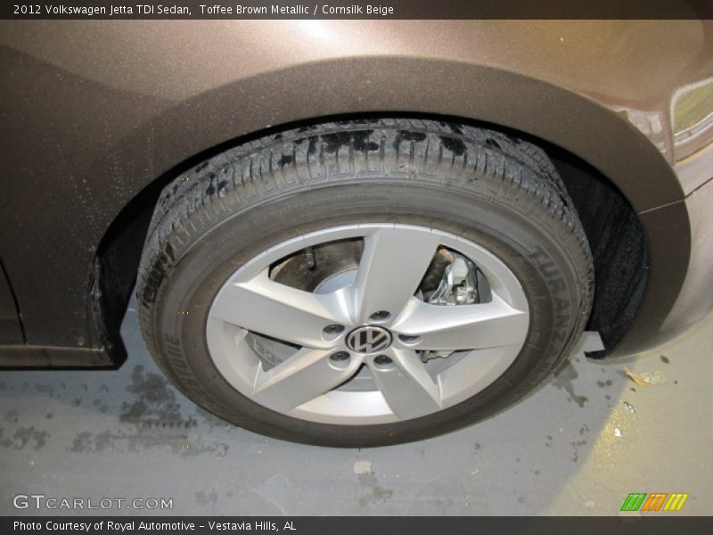 Toffee Brown Metallic / Cornsilk Beige 2012 Volkswagen Jetta TDI Sedan