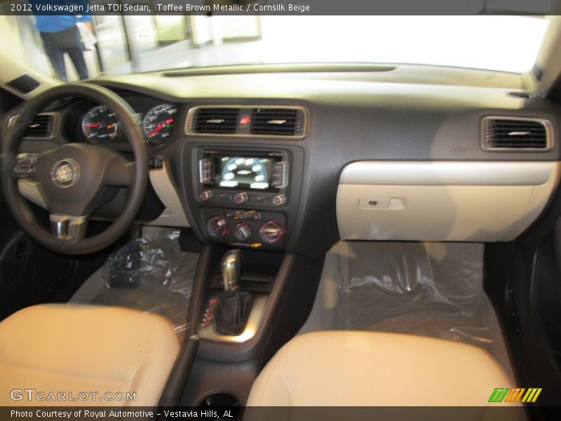 Toffee Brown Metallic / Cornsilk Beige 2012 Volkswagen Jetta TDI Sedan