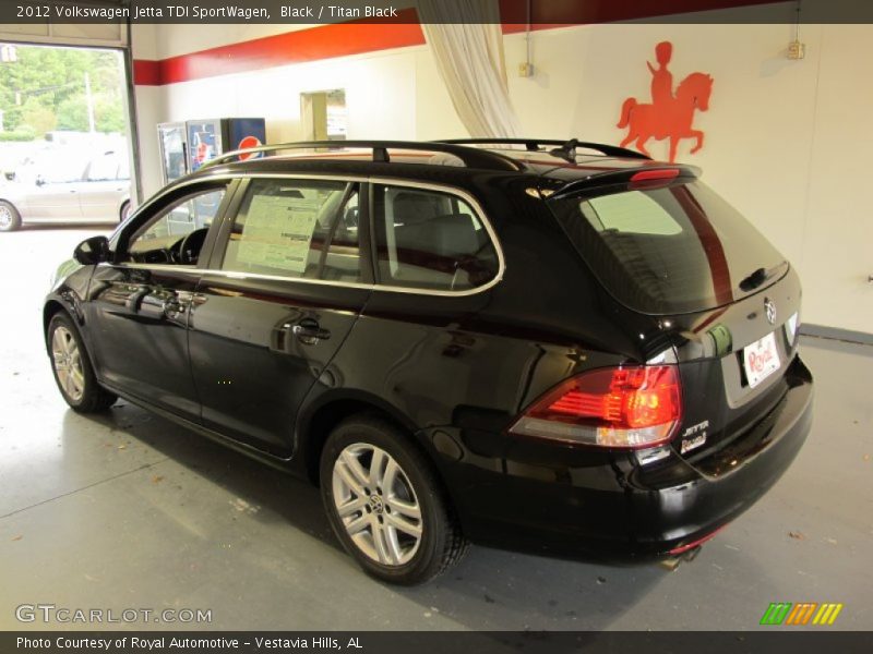 Black / Titan Black 2012 Volkswagen Jetta TDI SportWagen