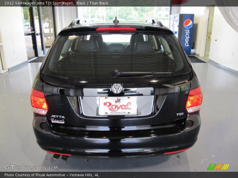 Black / Titan Black 2012 Volkswagen Jetta TDI SportWagen