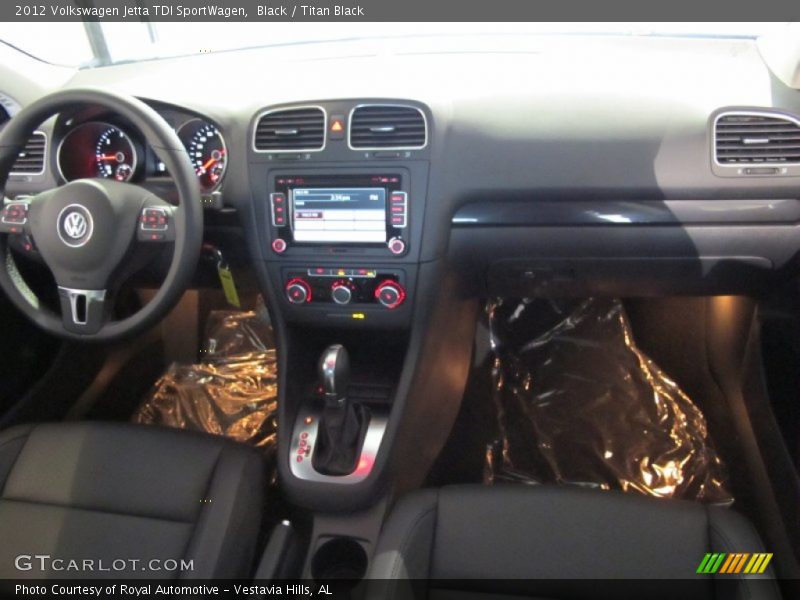 Black / Titan Black 2012 Volkswagen Jetta TDI SportWagen