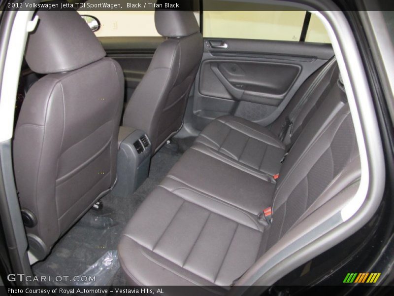 Black / Titan Black 2012 Volkswagen Jetta TDI SportWagen