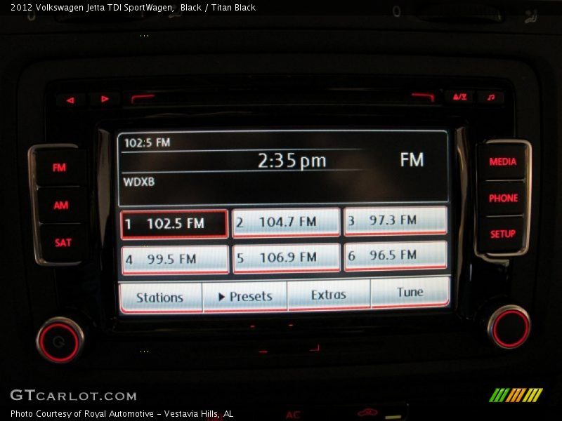 Black / Titan Black 2012 Volkswagen Jetta TDI SportWagen