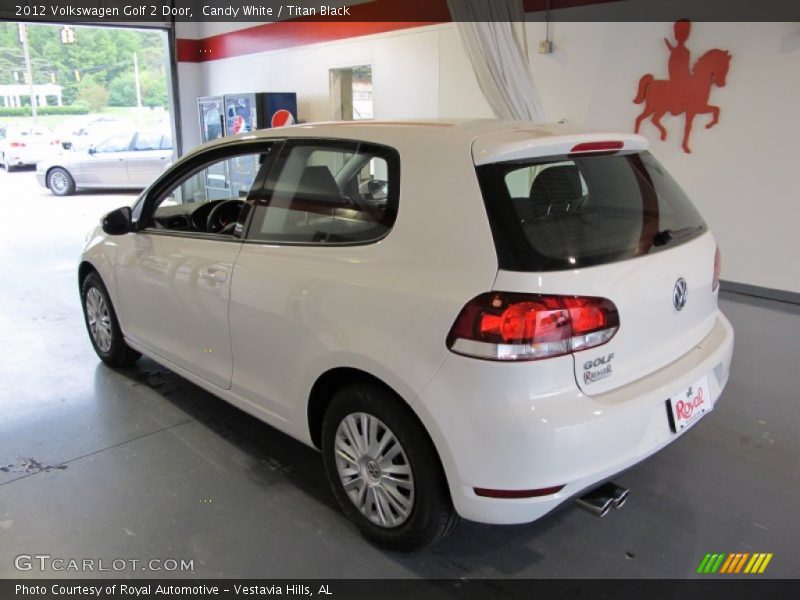 Candy White / Titan Black 2012 Volkswagen Golf 2 Door