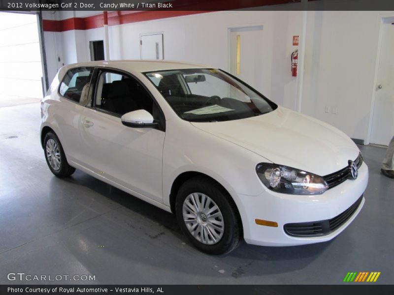 Candy White / Titan Black 2012 Volkswagen Golf 2 Door