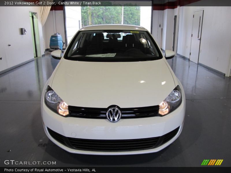 Candy White / Titan Black 2012 Volkswagen Golf 2 Door
