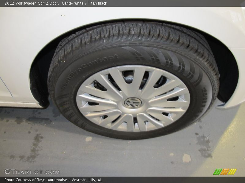 Candy White / Titan Black 2012 Volkswagen Golf 2 Door