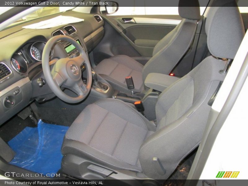 Candy White / Titan Black 2012 Volkswagen Golf 2 Door