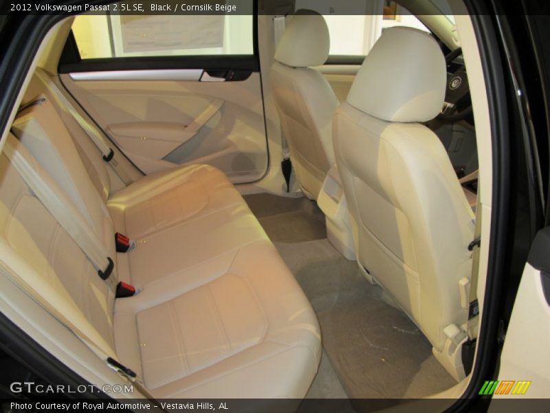 Black / Cornsilk Beige 2012 Volkswagen Passat 2.5L SE