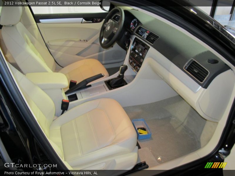 Black / Cornsilk Beige 2012 Volkswagen Passat 2.5L SE