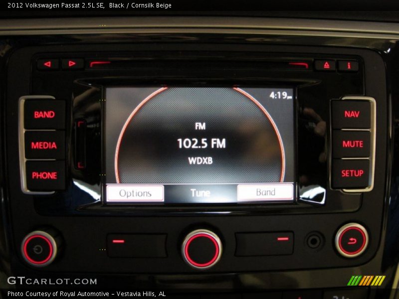 Black / Cornsilk Beige 2012 Volkswagen Passat 2.5L SE
