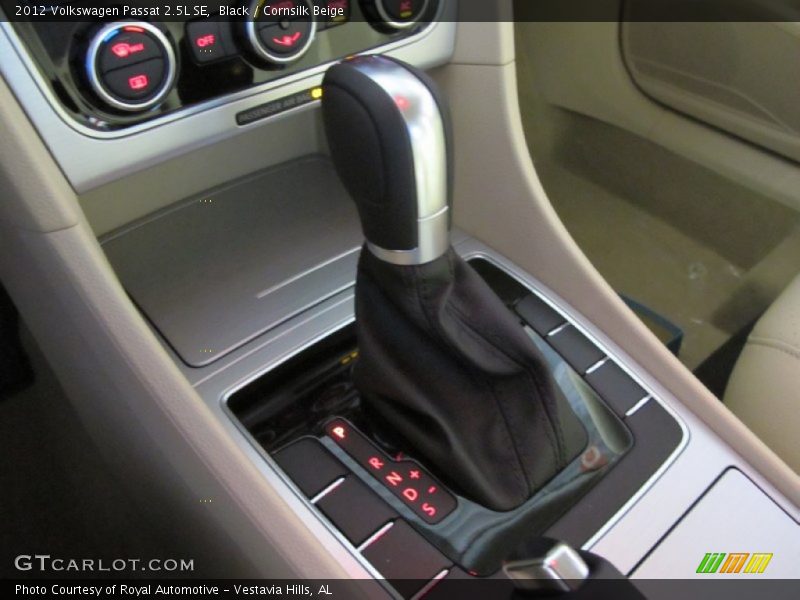Black / Cornsilk Beige 2012 Volkswagen Passat 2.5L SE