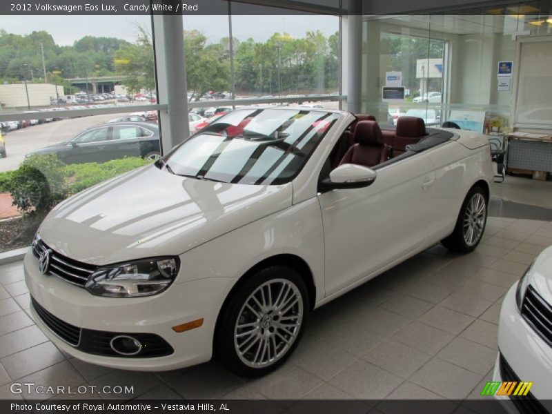 Candy White / Red 2012 Volkswagen Eos Lux