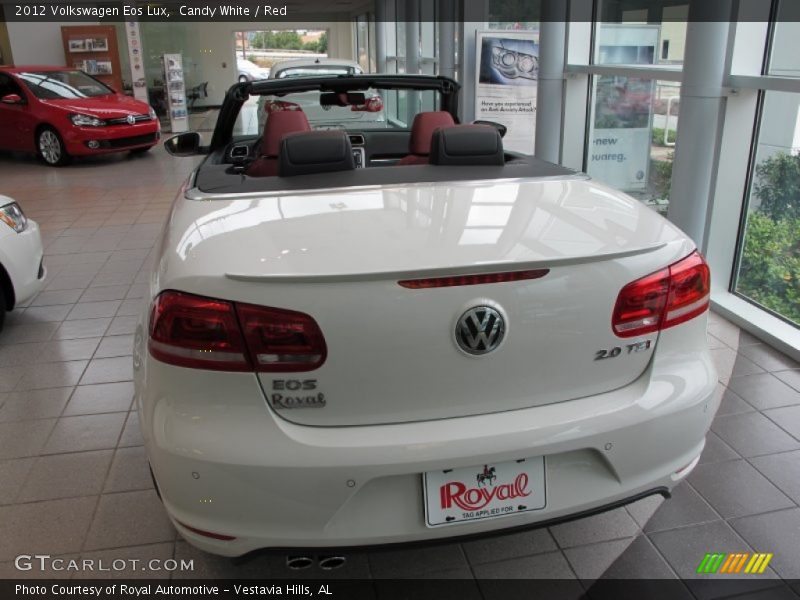 Candy White / Red 2012 Volkswagen Eos Lux