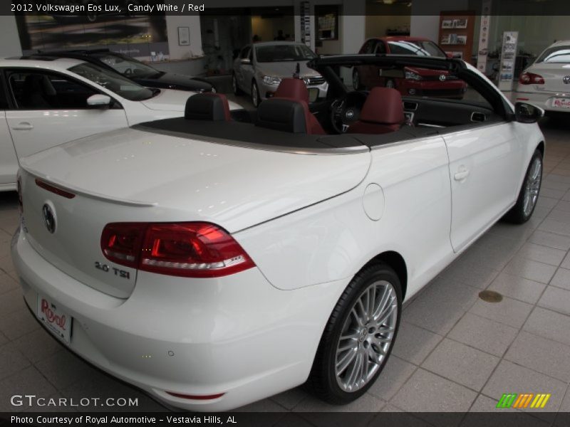 Candy White / Red 2012 Volkswagen Eos Lux
