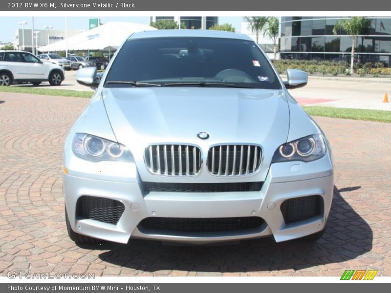 Silverstone Metallic / Black 2012 BMW X6 M