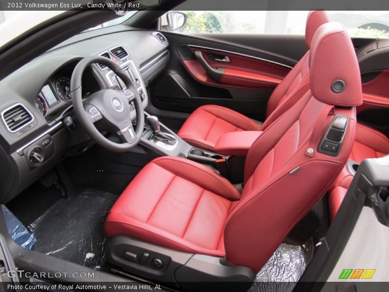  2012 Eos Lux Red Interior