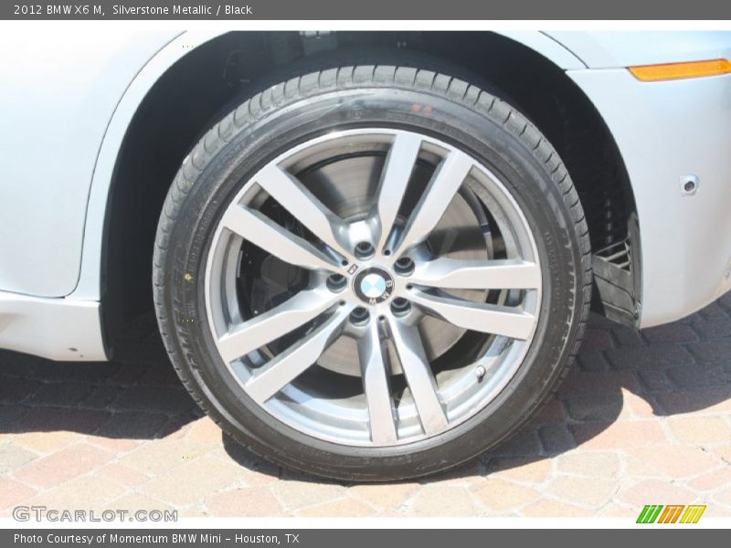 Silverstone Metallic / Black 2012 BMW X6 M