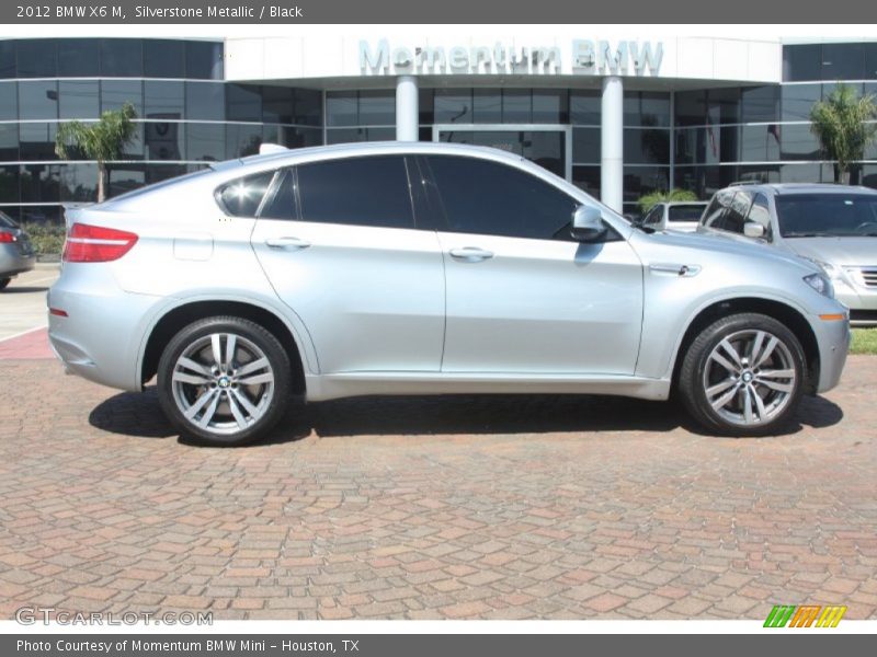 Silverstone Metallic / Black 2012 BMW X6 M