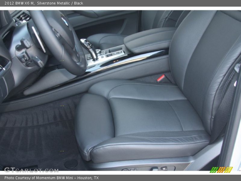 Silverstone Metallic / Black 2012 BMW X6 M
