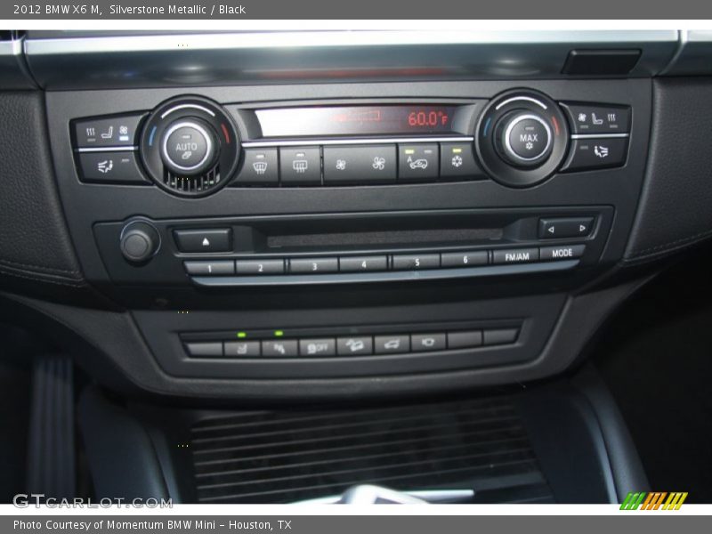 Silverstone Metallic / Black 2012 BMW X6 M