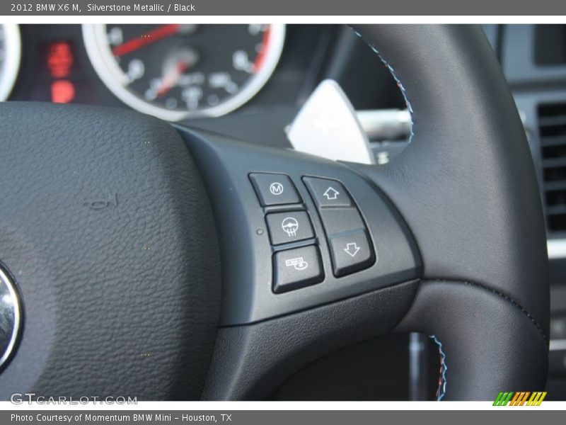 Silverstone Metallic / Black 2012 BMW X6 M