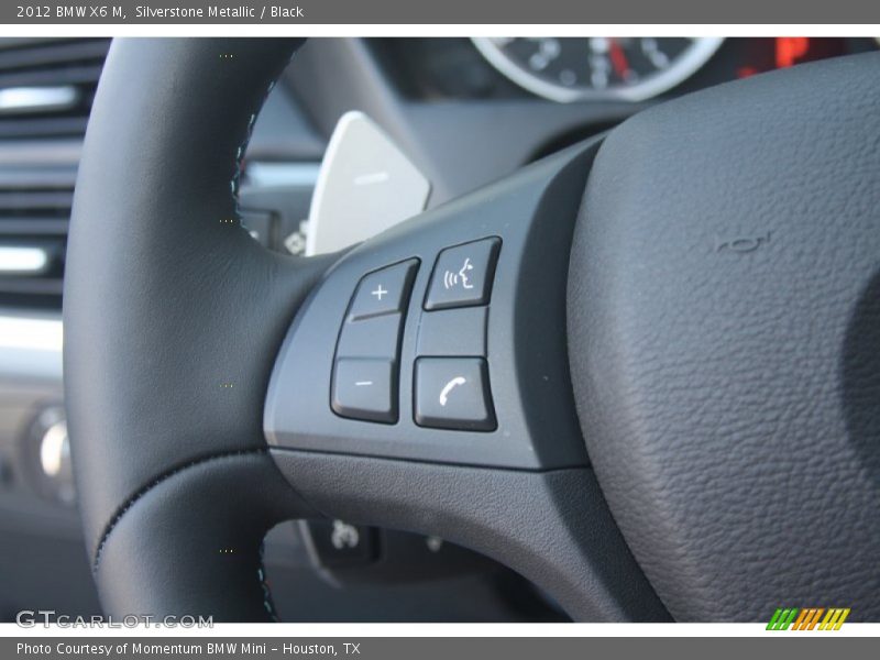 Silverstone Metallic / Black 2012 BMW X6 M