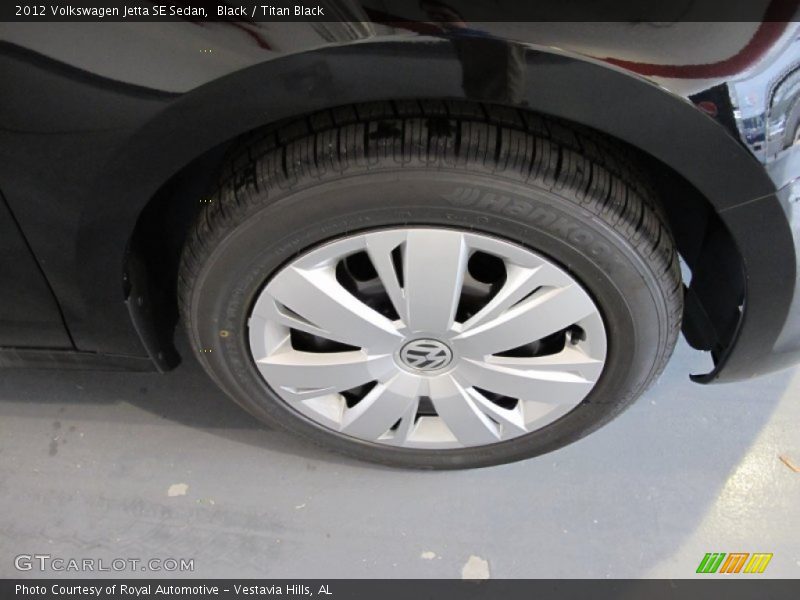 Black / Titan Black 2012 Volkswagen Jetta SE Sedan