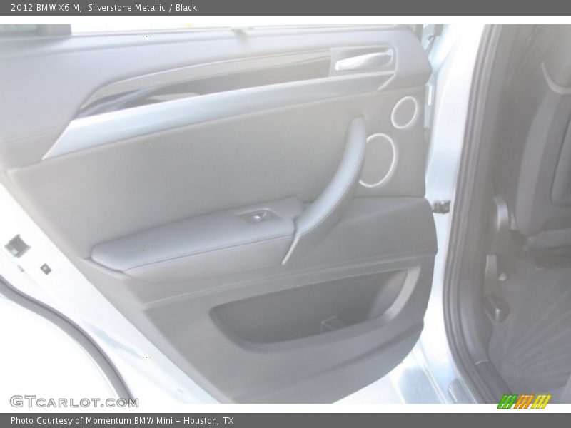 Silverstone Metallic / Black 2012 BMW X6 M