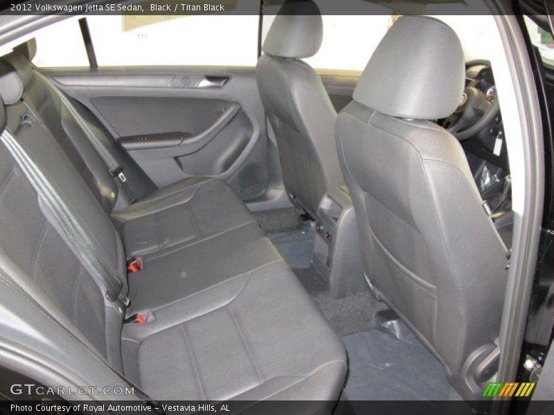 Black / Titan Black 2012 Volkswagen Jetta SE Sedan