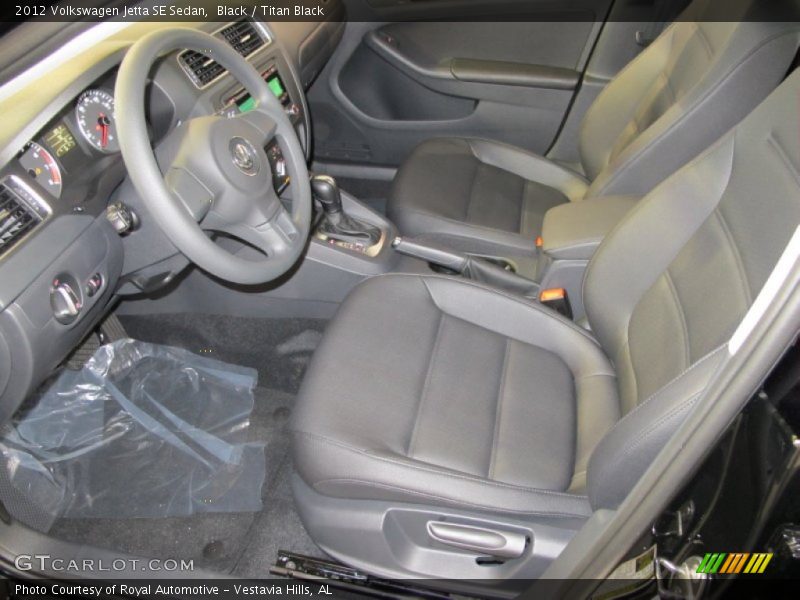 Black / Titan Black 2012 Volkswagen Jetta SE Sedan