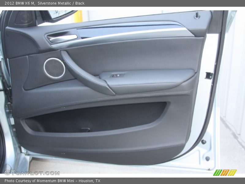 Silverstone Metallic / Black 2012 BMW X6 M