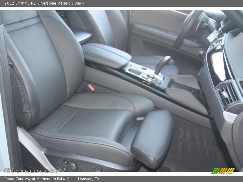 Silverstone Metallic / Black 2012 BMW X6 M