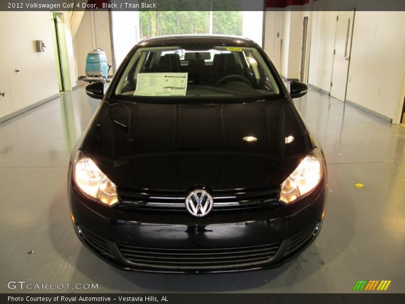 Black / Titan Black 2012 Volkswagen Golf 4 Door