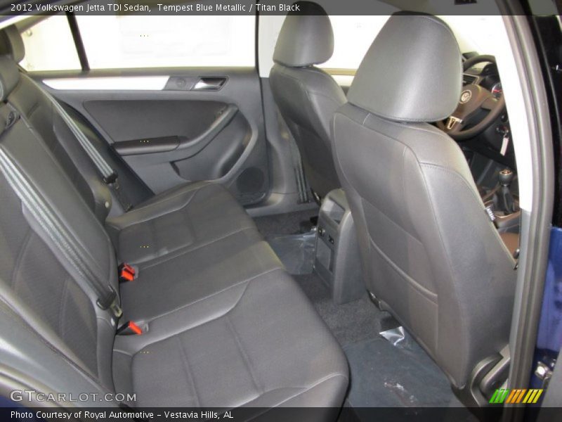 Tempest Blue Metallic / Titan Black 2012 Volkswagen Jetta TDI Sedan