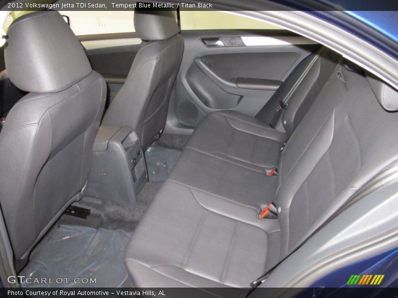 Tempest Blue Metallic / Titan Black 2012 Volkswagen Jetta TDI Sedan
