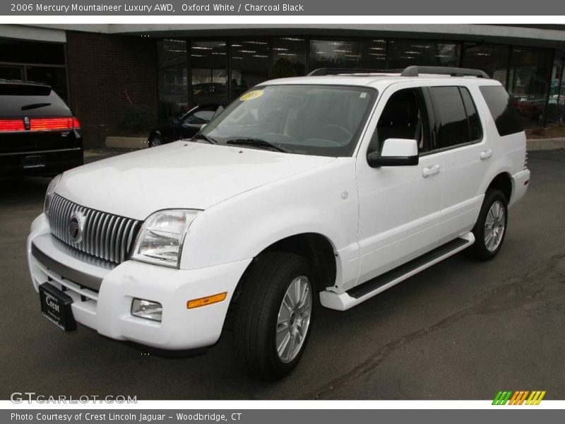 Oxford White / Charcoal Black 2006 Mercury Mountaineer Luxury AWD