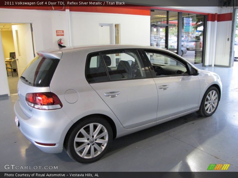 Reflex Silver Metallic / Titan Black 2011 Volkswagen Golf 4 Door TDI