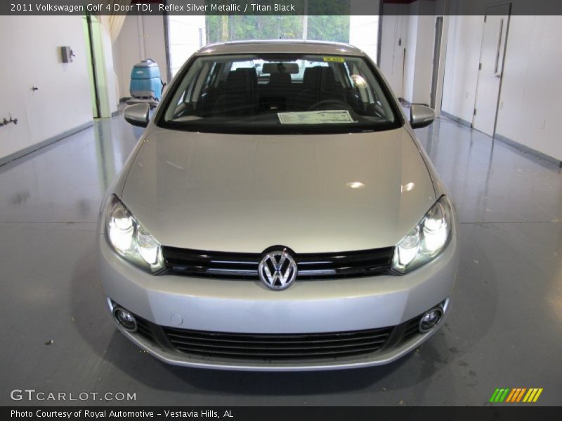 Reflex Silver Metallic / Titan Black 2011 Volkswagen Golf 4 Door TDI