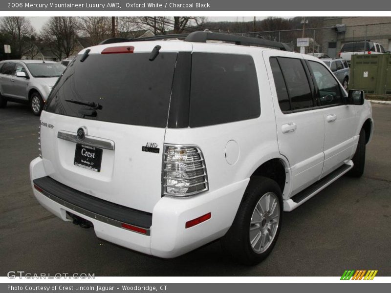 Oxford White / Charcoal Black 2006 Mercury Mountaineer Luxury AWD