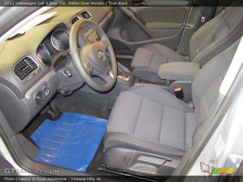 Reflex Silver Metallic / Titan Black 2011 Volkswagen Golf 4 Door TDI
